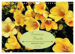 Vivacious Florals (Wall Calendar 2024 DIN A4 landscape), CALVENDO 12 Month Wall Calendar