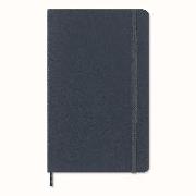 Moleskine Vegea Capri Notizbuch, Large/A5, liniert, weicher Einband, schwarz, Petroleum
