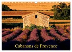 Cabanons de Provence (Calendrier mural 2024 DIN A3 vertical), CALVENDO calendrier mensuel