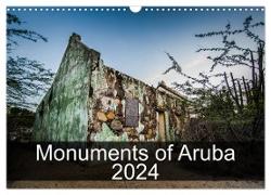 Monuments of Aruba 2024 (Wall Calendar 2024 DIN A3 landscape), CALVENDO 12 Month Wall Calendar