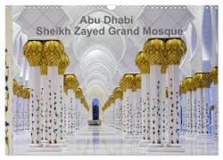Abu Dhabi - Sheikh Zayed Grand Mosque (Wall Calendar 2024 DIN A3 landscape), CALVENDO 12 Month Wall Calendar