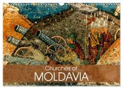 Churches of Moldavia (Wall Calendar 2024 DIN A3 landscape), CALVENDO 12 Month Wall Calendar