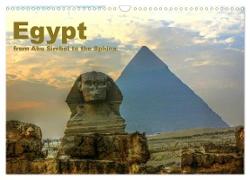 Egypt - from Abu Simbel to the Sphinx (Wall Calendar 2024 DIN A3 landscape), CALVENDO 12 Month Wall Calendar