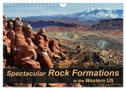 Spectacular Rock Formations in the Western US (Wall Calendar 2024 DIN A4 landscape), CALVENDO 12 Month Wall Calendar