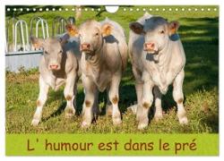 L'humour est dans le pré (Calendrier mural 2024 DIN A4 vertical), CALVENDO calendrier mensuel