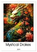 Mystical Drakes (Wall Calendar 2024 DIN A3 portrait), CALVENDO 12 Month Wall Calendar