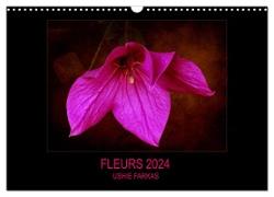 FLEURS 2024 ( FR - Version ) (Calendrier mural 2024 DIN A3 vertical), CALVENDO calendrier mensuel