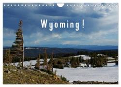Wyoming! / UK-Version (Wall Calendar 2024 DIN A4 landscape), CALVENDO 12 Month Wall Calendar