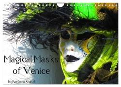 Magical Masks of Venice / UK-Version (Wall Calendar 2024 DIN A4 landscape), CALVENDO 12 Month Wall Calendar