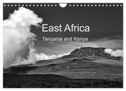 East Africa - Tanzania and Kenya / UK-Version (Wall Calendar 2024 DIN A4 landscape), CALVENDO 12 Month Wall Calendar