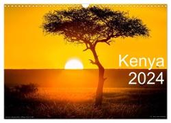 Kenya 2024 / UK-Version (Wall Calendar 2024 DIN A3 landscape), CALVENDO 12 Month Wall Calendar