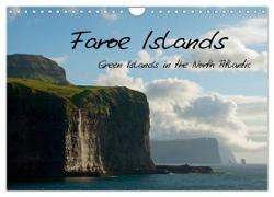 Faroe Islands / UK-Version (Wall Calendar 2024 DIN A4 landscape), CALVENDO 12 Month Wall Calendar