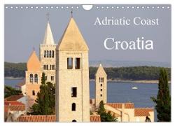 Adriatic Coast Croatia / UK-Version (Wall Calendar 2024 DIN A4 landscape), CALVENDO 12 Month Wall Calendar