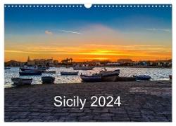 Sicily 2024 / UK-Version (Wall Calendar 2024 DIN A3 landscape), CALVENDO 12 Month Wall Calendar