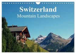 Switzerland - Mountain Landscapes (Wall Calendar 2024 DIN A4 landscape), CALVENDO 12 Month Wall Calendar