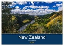 New Zealand - A bicycle adventure (Wall Calendar 2024 DIN A3 landscape), CALVENDO 12 Month Wall Calendar