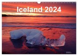 Iceland 2024 (Wall Calendar 2024 DIN A3 landscape), CALVENDO 12 Month Wall Calendar
