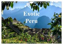 Exotic Peru (Wall Calendar 2024 DIN A4 landscape), CALVENDO 12 Month Wall Calendar