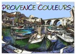 Provence couleurs (Calendrier mural 2024 DIN A4 vertical), CALVENDO calendrier mensuel