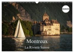 Montreux, la Riviera Suisse (Calendrier mural 2024 DIN A3 vertical), CALVENDO calendrier mensuel