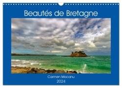 Beautés de Bretagne (Calendrier mural 2024 DIN A3 vertical), CALVENDO calendrier mensuel