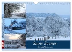 Snow Scenes (Wall Calendar 2024 DIN A4 landscape), CALVENDO 12 Month Wall Calendar