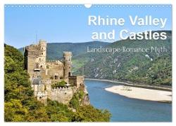 Rhine Valley and Castles (Wall Calendar 2024 DIN A3 landscape), CALVENDO 12 Month Wall Calendar