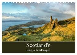 Scotland's unique landscapes (Wall Calendar 2024 DIN A3 landscape), CALVENDO 12 Month Wall Calendar