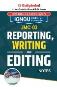 JMC-03 Reporting, Writing and Editing