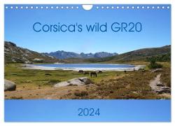 Corsica's wild GR20 (Wall Calendar 2024 DIN A4 landscape), CALVENDO 12 Month Wall Calendar