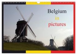 Belgium in pictures (Wall Calendar 2024 DIN A3 landscape), CALVENDO 12 Month Wall Calendar