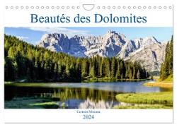Beautés des Dolomites (Calendrier mural 2024 DIN A4 vertical), CALVENDO calendrier mensuel