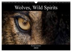 Wolves, Wild Spirits (Wall Calendar 2024 DIN A3 landscape), CALVENDO 12 Month Wall Calendar