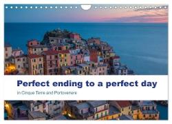 Perfect ending to a perfect day in Cinque Terre and Portovenere (Wall Calendar 2024 DIN A4 landscape), CALVENDO 12 Month Wall Calendar