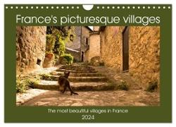 France's picturesque villages (Wall Calendar 2024 DIN A4 landscape), CALVENDO 12 Month Wall Calendar