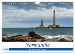 Normandie, la côte nord Cotentin (Calendrier mural 2024 DIN A4 vertical), CALVENDO calendrier mensuel
