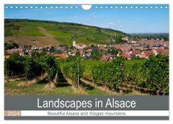 Landscapes in Alsace (Wall Calendar 2024 DIN A4 landscape), CALVENDO 12 Month Wall Calendar