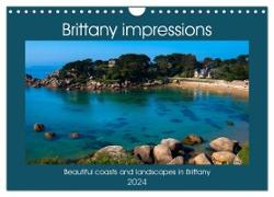 Brittany impressions (Wall Calendar 2024 DIN A4 landscape), CALVENDO 12 Month Wall Calendar