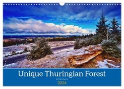 Unique Thuringian Forest (Wall Calendar 2024 DIN A3 landscape), CALVENDO 12 Month Wall Calendar