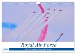 Royal Air Force The Red Arrows Formation Team (Wall Calendar 2024 DIN A4 landscape), CALVENDO 12 Month Wall Calendar