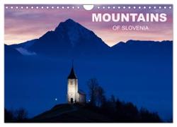 Mountains of Slovenia (Wall Calendar 2024 DIN A4 landscape), CALVENDO 12 Month Wall Calendar