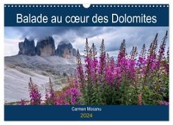 Balade au c¿ur des Dolomites (Calendrier mural 2024 DIN A3 vertical), CALVENDO calendrier mensuel