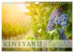 Vineyards Photos by Andy Dean (Wall Calendar 2024 DIN A4 landscape), CALVENDO 12 Month Wall Calendar