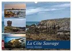La côte sauvage, en Loire- Atlantique (Calendrier mural 2024 DIN A3 vertical), CALVENDO calendrier mensuel