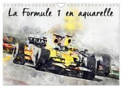 La Formule 1 en aquarelle (Calendrier mural 2024 DIN A4 vertical), CALVENDO calendrier mensuel