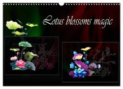 Lotus blossoms magic (Wall Calendar 2024 DIN A3 landscape), CALVENDO 12 Month Wall Calendar