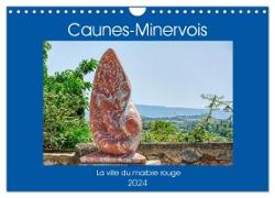 Caunes Minervois - La ville du marbre rouge (Calendrier mural 2024 DIN A4 vertical), CALVENDO calendrier mensuel