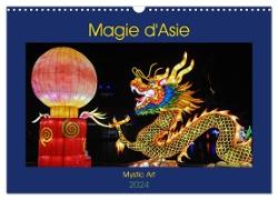 Magie d'Asie (Calendrier mural 2024 DIN A3 vertical), CALVENDO calendrier mensuel