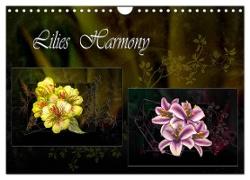 Lilies Harmony (Wall Calendar 2024 DIN A4 landscape), CALVENDO 12 Month Wall Calendar
