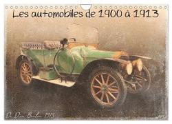 Les automobiles de 1900 à 1913 (Calendrier mural 2024 DIN A4 vertical), CALVENDO calendrier mensuel